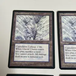 MTG - Magic the Gathering - 4 x Glacial Chasm - Ice Age - Image 4