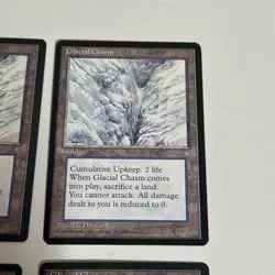 MTG - Magic the Gathering - 4 x Glacial Chasm - Ice Age - Image 5