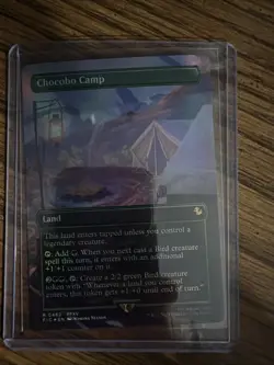 Foil Chocobo Camp (Borderless) Magic: The Gathering Final Fantasy MTG Near Mint - Image 1
