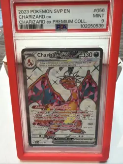 Charizard ex Premium Coll. Ultra Rare Promo SVP EN 056 PSA 9 Gem Mint Pokemon - Image 1