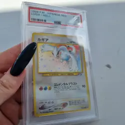 Psa 9 Japanese Lugia Neo Genesis Pokemon - Image 3