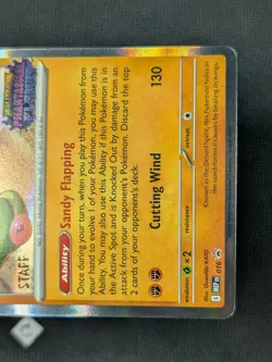 Flygon MEP 016 STAFF - Phantasmal Flames Promo Pokemon TCG NM - Image 5