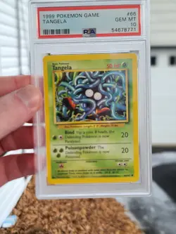 Pokemon TCG Tangela Base Set 66/102 🤩 GEM MNT PSA 10 🤩 - Image 1