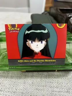Pokemon TCG EP 21 Abra and the Psychic Showdown Topps TV Animation Series - Image 1