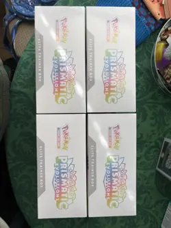 Pokemon TCG Scarlet and Violet Prismatic Evolutions ETB X 4 - Image 1