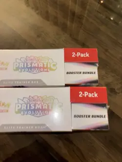 Pokemon Prismatic Evolutions ETB & Booster Bundle 2-Pack Costco Exclusive - Image 3