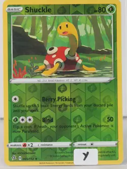 Shuckle - POKEMON - Rebel Clash - 005/192 - Reverse Holo - NM - Y - Image 5