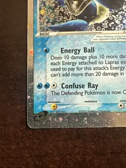 Lapras EX 99/109 HP Pokemon TCG Ruby Sapphire HP - Image 5