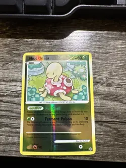 2007 POKEMON DIAMOND & PEARL SECRET WONDERS 109 SHUCKLE-REVERSE FOIL - Image 2