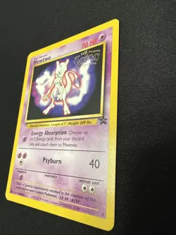 Pokemon TCG Mewtwo #3 Black Star Promo the First Movie 1999 - Image 2