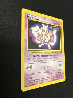 Pokemon TCG Mewtwo #3 Black Star Promo the First Movie 1999 - Image 3