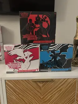 Pokemon TCG ETB Bundle Pack With White Flare , Black Bolt, And Destined Rivals - Image 1