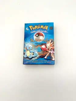 Pokemon Base Set Theme Deck Blackout OPENED. Box, Counters and Manual Only. - Image 2