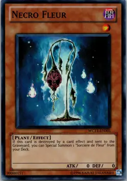 Yugioh Necro Fleur WC11-EN001 Ultra Rare NM - Image 1