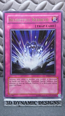 | Yugioh Regretful Rebirth TF04-EN003 Ultra Rare 5D's Tag Force 4 NM- 🔥 | - Image 1