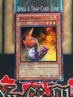 Yugioh Warm Worm TF04-EN001 Super Rare Promo English NM - Image 1