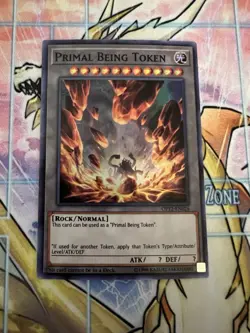 Yu-Gi-Oh! Primal Being Token OP12-EN026 Super Rare NM - Image 1