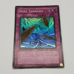 YuGiOh Dust Tornado PSV-011 1st Edition Super Rare Holo PLAYED - Image 4