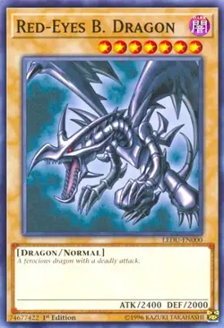 Legendary Duelists #LEDU-EN000 Red-Eyes B. Dragon - Image 1