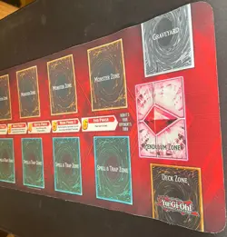 | Yugioh Pendulum Format Classic Playmat Folding Rubber Konami Used Good 🔥 | - Image 3