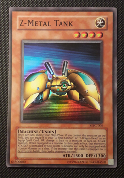 Yu-Gi-Oh! Z-Metal Tank, MFC-006, Super Rare, 2. Edition, Englisch, NM/Back EX - Image 1