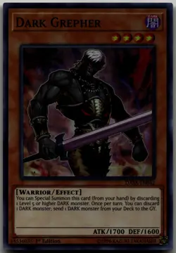 Dark Grepher Super Rare Dark Saviors DASA-EN042 LP - Image 1