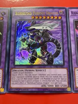 Borreload Furious Dragon + Light & Dark Dragonlord + Khaos Starsource | YuGiOh! - Image 5