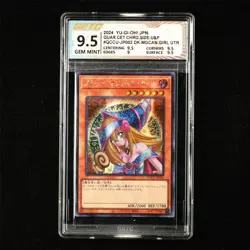 GBTC 9.5 GEM MINT 2024 Yu-Gi-Oh JPN Dark Magician Girl QCCU-JP002 UTR - Image 1