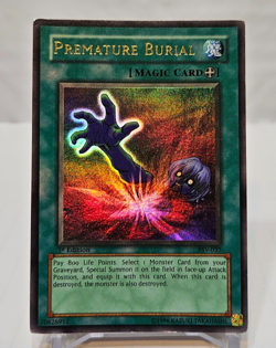 Premature Burial PSV-037 Ultra Rare 1st Edition Yugioh 8000 - Image 1