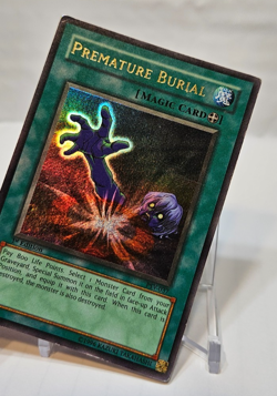 Premature Burial PSV-037 Ultra Rare 1st Edition Yugioh 8000 - Image 4