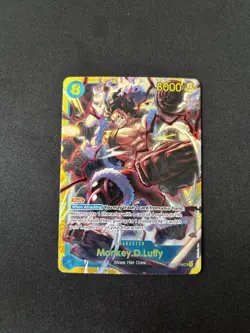 One Piece - Monkey D Luffy OP11-118 - SEC Secret Rare - A Fist of Divine Speed - Image 1