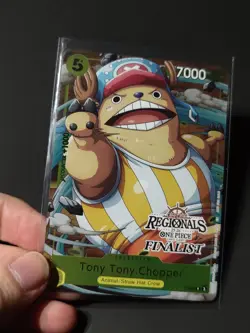 Tony Tony Chopper P-089 EN ONE PIECE TCG 25-26 OFFLINE REGIONALS FINALIST-NM - Image 1
