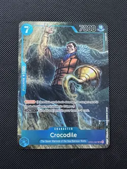 OP01-067-ALT Crocodile (Parallel) Super Rare Alternative Art One Piece TCG Card - Image 1
