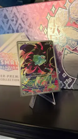 Pokemon TCG Mega Evolution Bulbasaur Illustration Rare Card 133/132 Mint - Image 1