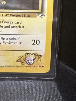 Pokemon TCG Lt. Surge's Pikachu Gym Challenge, Card 84/132 - Image 4