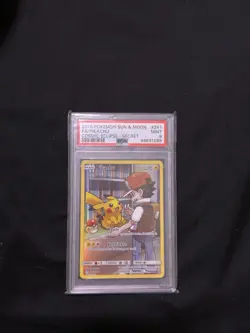 2019 Pokemon Sun & Moon FA/Pikachu Cosmic Eclipse Secret Card 241/236 PSA 9 - Image 1