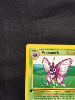 Pokemon Cards: 1st Edition Jungle Rare: Venomoth 29/64 - Image 2
