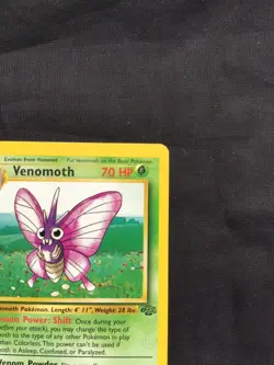 Pokemon Cards: 1st Edition Jungle Rare: Venomoth 29/64 - Image 3