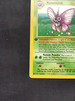 Pokemon Cards: 1st Edition Jungle Rare: Venomoth 29/64 - Image 5