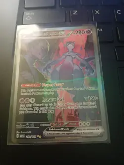 Pokemon TCG Destined Rivals Team Rockets Mewtwo EX Card 231/182 NM Condition - Image 1
