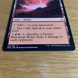 MTG Ramunap Ruins ~ Hour of Devastation Near Mint Magic The Gathering Card - Image 3