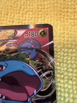 Pokemon TCG Venusaur EX Black Star Promo Full Art Holo Card XY123 MP+/LP - Image 3