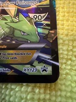 Pokemon TCG Venusaur EX Black Star Promo Full Art Holo Card XY123 MP+/LP - Image 4