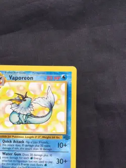 Pokemon Cards: 1st Edition Jungle Rare: Vaporeon 28/64 - Image 3