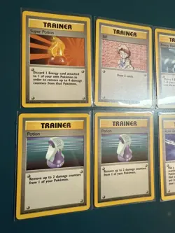 Pokemon Cards Bundle - BASE JUNGLE FOSSIL SET TRAINERS - 8 Cards - Used - Image 2