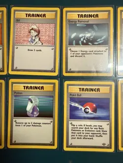 Pokemon Cards Bundle - BASE JUNGLE FOSSIL SET TRAINERS - 8 Cards - Used - Image 4
