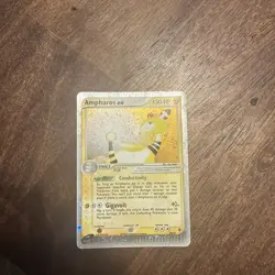 Pokemon TCG Ampharos EX Dragon Ultra Rare Holo Card 89/97 LP Condition - Image 1