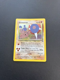 Pokemon Card Neo Discovery Hitmontop 3/75 Rare Holo WOTC - Image 2