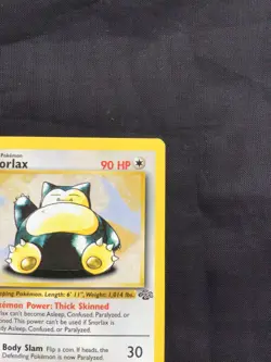 Pokemon Cards: 1st Edition Jungle Rare: Snorlax 27/64 - Image 3