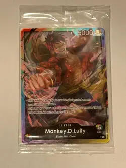 One Piece English Monkey D. Luffy Foil Promo Card P-L - Battle Kit Vol 2 - Image 1